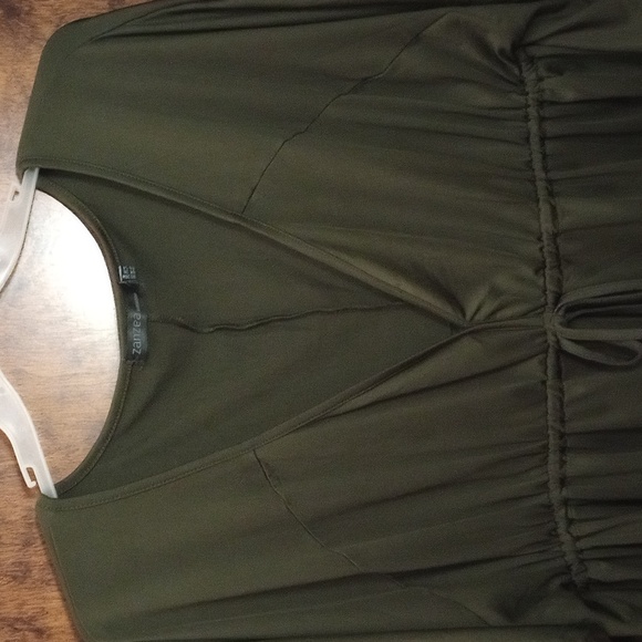 Zanzea Dark Green Bat Wing Top Size 24w Like New! - Picture 3 of 5
